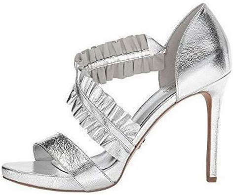 Womens Michael Kors Bella Platform Ruffle Dress Sandals